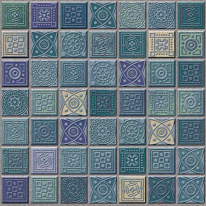 Ceramic Body Floor Tiles 9308 (300x300mm, Pool)