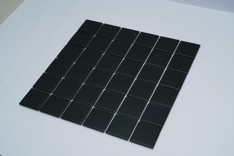 Mosaic Black Matt (306x305mm, Pool Tile)