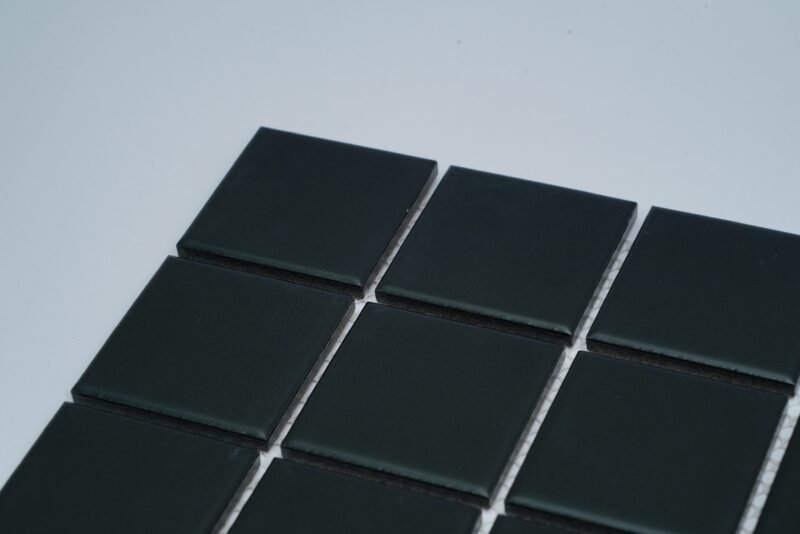 Mosaic Black Matt (306x305mm, Pool Tile)