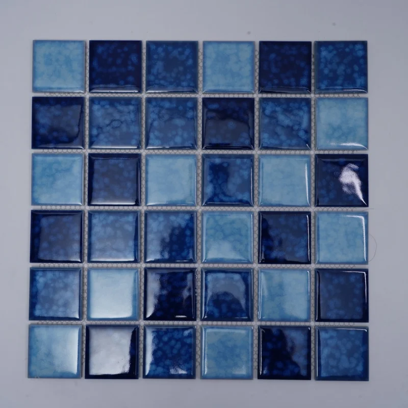 Mosaic Digital Mix Blue (306x306mm, Pool Tile)
